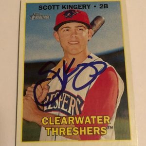 SCOTT KINGERY SIGNED 2016 TOPPS HERITAGE MINORS PROSPECT ROOKIE CARD AUTO