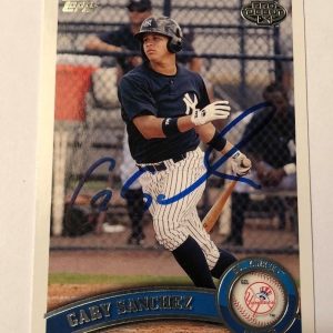 GARY SANCHEZ SIGNED 2011 TOPPS PRO DEBUT ROOKIE CARD AUTO