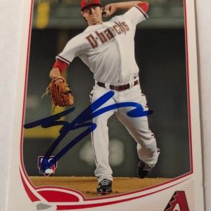 TYLER SKAGGS SIGNED 2013 TOPPS ROOKIE CARD AUTO