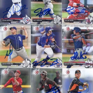ADRIAN MOREJON SIGNED 2017 BOWMAN PROSPECT ROOKIE CARD AUTO