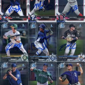 JESUS SANCHEZ SIGNED 2017 BOWMAN CHROME PROSPECT ROOKIE CARD AUTO