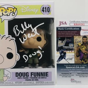BILLY WEST SIGNED DOUG FUNNIE POP FUNKO FIGURE DOUG CARTOON PROOF JSA COA