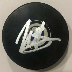 WILL BUTCHER SIGNED BUFFALO SABRES HOCKEY PUCK W/ CASE COA