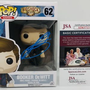 TROY BAKER SIGNED BOOKER DEWITT POP FUNKO FIGURE BIOSHOCK INFINITE GAME JSA COA