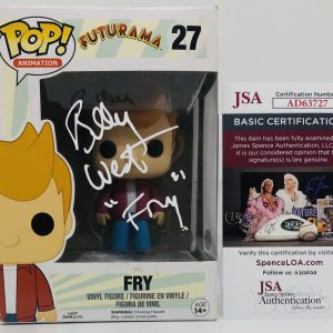 BILLY WEST SIGNED FRY POP FUNKO FIGURE FUTURAMA VAULTED RARE!! JSA COA