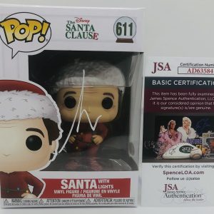TIM ALLEN SIGNED SANTA WITH LIGHTS POP FUNKO FIGURE THE SANTA CLAUSE PROOF JSA