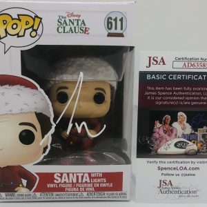 TIM ALLEN SIGNED SANTA WITH LIGHTS POP FUNKO FIGURE THE SANTA CLAUSE PROOF JSA