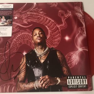 YG RAPPER SIGNED STAY DANGEROUS LP VINYL RECORD ALBUM BIG BANK PROOF JSA COA