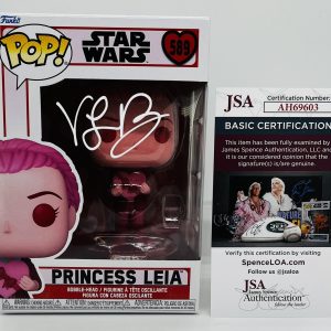 VIVIEN LYRA BLAIR SIGNED PRINCESS LEIA FUNKO POP FIGURE STAR WARS JSA COA