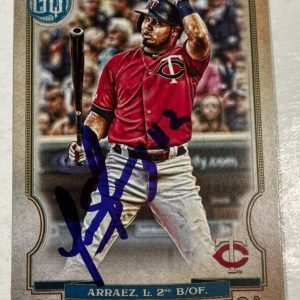 LUIS ARRAEZ SIGNED 2020 TOPPS GYPSY QUEEN BASEBALL CARD AUTO