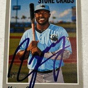 MOISES GOMEZ SIGNED 2019 TOPPS HERITAGE MINOR LEAGUE BASEBALL CARD AUTO