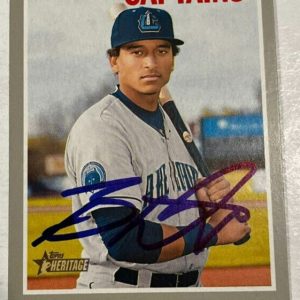 BO NAYLOR SIGNED 2019 TOPPS HERITAGE MINOR LEAGUE BASEBALL CARD AUTO