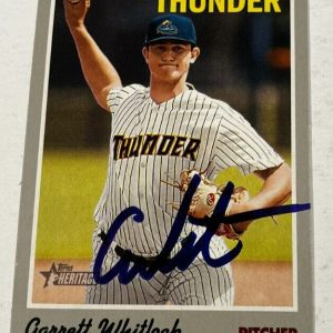 GARRETT WHITLOCK SIGNED 2019 TOPPS HERITAGE MINOR LEAGUE BASEBALL CARD AUTO