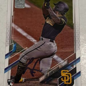 LUIS CAMPUSANO SIGNED 2021 TOPPS BASEBALL CARD AUTOGRAPH AUTO