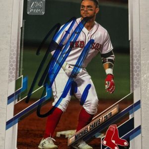 MICHAEL CHAVIS SIGNED 2021 TOPPS BASEBALL CARD AUTOGRAPH AUTO