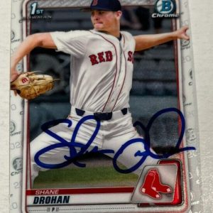 SHANE DROHAN SIGNED 2020 BOWMAN CHROME DRAFT PROSPECT ROOKIE CARD AUTO