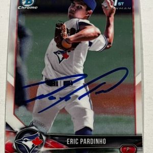 ERIC PARDINHO SIGNED 2018 BOWMAN CHROME PROSPECT BASEBALL CARD AUTO