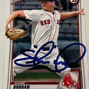 SHANE DROHAN SIGNED 2020 BOWMAN DRAFT PROSPECT ROOKIE CARD AUTO