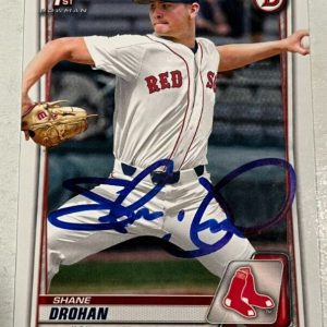 SHANE DROHAN SIGNED 2020 BOWMAN DRAFT PROSPECT ROOKIE CARD AUTO