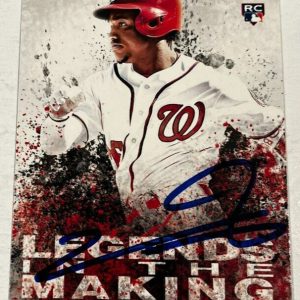 VICTOR ROBLES SIGNED 2018 TOPPS INSERT ROOKIE BASEBALL CARD AUTO