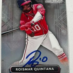 ROISMAR QUINTANA SIGNED 2022 BOWMAN STERLING PROSPECT BASEBALL CARD AUTO
