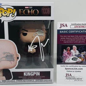 VINCENT D'ONOFRIO SIGNED KINGPIN POP FUNKO FIGURE ECHOWILSON FISK JSA COA