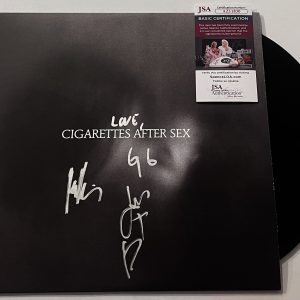 CIGARETTES AFTER SEX BAND SIGNED X'S LP VINYL RECORD GREG GONZALEZ +2 JSA COA