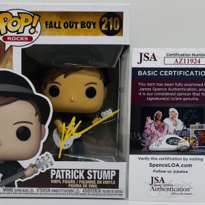 PATRICK STUMP SIGNED POP ROCKS FUNKO FIGURE FALL OUT BOY BAND VOCALIST JSA COA