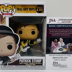 PATRICK STUMP SIGNED POP ROCKS FUNKO FIGURE FALL OUT BOY BAND VOCALIST JSA COA