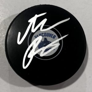 AATU RATY SIGNED VANCOUVER CANUCKS HOCKEY PUCK W/ CASE COA