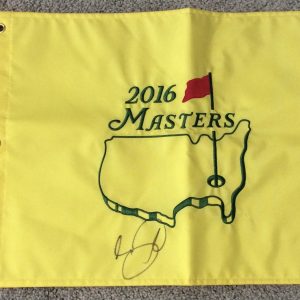JASON DAY SIGNED 2016 PGA AUGUSTA NATIONAL MASTERS GOLF FLAG AUSTRALIA JSA COA