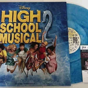 VANESSA HUDGENS SIGNED HIGH SCHOOL MUSICAL 2 VINYL RECORD ALBUM SOUNDTRACK JSA
