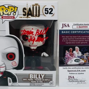 TOBIN BELL SIGNED BILLY POP FUNKO FIGURE SAW MOVIE JIGSAW JSA COA