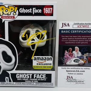 TYLER POSEY SIGNED GHOSTFACE POP FUNKO FIGURE SCREAM SHANE JSA COA