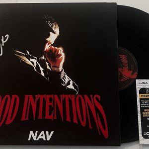 NAV RAPPER SIGNED GOOD INTENTIONS LP VINYL RECORD ALBUM JSA COA
