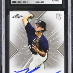 ROMAN ANTHONY SIGNED 2021 LEAF PERFECT GAME ROOKIE CARD #88 CGC AU JSA 10 AUTO