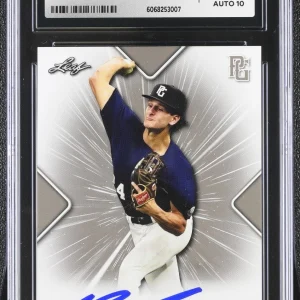 ROMAN ANTHONY SIGNED 2021 LEAF PERFECT GAME ROOKIE CARD #88 CGC AU JSA 10 AUTO