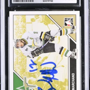 BRAD MARCHAND SIGNED 2007-08 IN THE GAME PROSPECTS CARD #54 CGC 8 JSA 10 AUTO