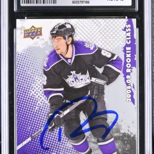 DREW DOUGHTY SIGNED 2008-09 UPPER DECK ROOKIE CLASS CARD #35 CGC 9 JSA 10 AUTO