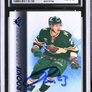 MARCO ROSSI SIGNED 2022-23 SP BLUE ROOKIE CARD #1124 WILD CGC 9 JSA 10 AUTO