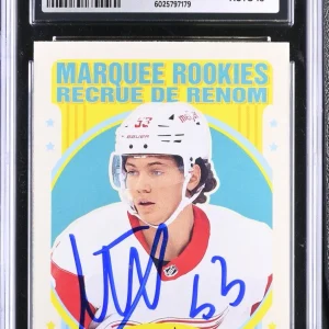 MORITZ SEIDER SIGNED 2021-22 O-PEE-CHEE RETRO ROOKIE CARD 621 CGC 10 JSA 10 AUTO