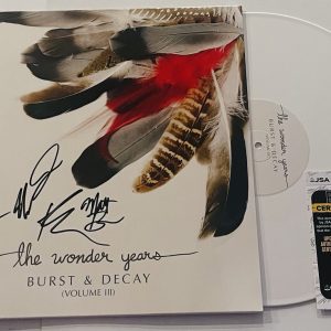 THE WONDER YEARS SIGNED BURST & DECAY LP VINYL RECORD ALBUM DAN CAMPBELL +4 JSA