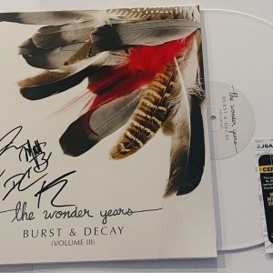 THE WONDER YEARS SIGNED BURST & DECAY LP VINYL RECORD ALBUM DAN CAMPBELL +4 JSA