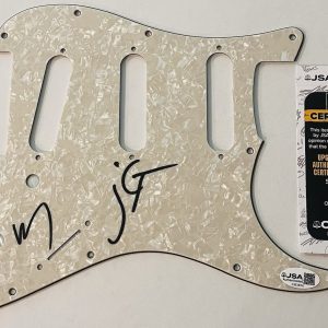 THE LUMINEERS SIGNED GUITAR PICKGUARD PICK GUARD AUTOGRAPH WESLEY SCHULTZ JSA