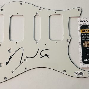 THE LUMINEERS SIGNED GUITAR PICKGUARD PICK GUARD AUTOGRAPH WESLEY SCHULTZ JSA