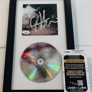 RAPPER G HERBO SIGNED FRAMED 25 CD ALBUM AUTOGRAPH JSA COA