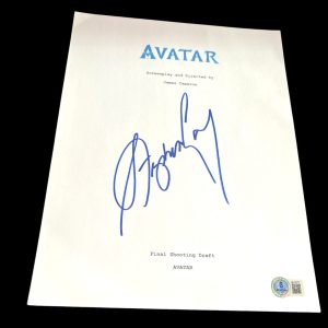 STEPHEN LANG SIGNED AUTOGRAPH MOVIE SCRIPT AVATAR BECKETT BAS COA AUTO D