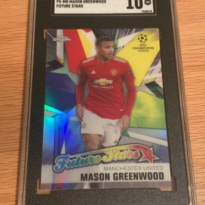 2020-21 Topps Chrome UEFA Mason Greenwood Future Stars Rookie RC SGC 10 #FSMG