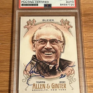 Rocky Bleier Signed 2021 Topps Allen & Ginter Autographed Auto PSA/DNA Steelers