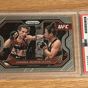 2021 Panini PRIZM UFC #180 JOANNA JEDRZEJCZYK STRAWWEIGHT SIGNED AUTO RC PSA/DNA